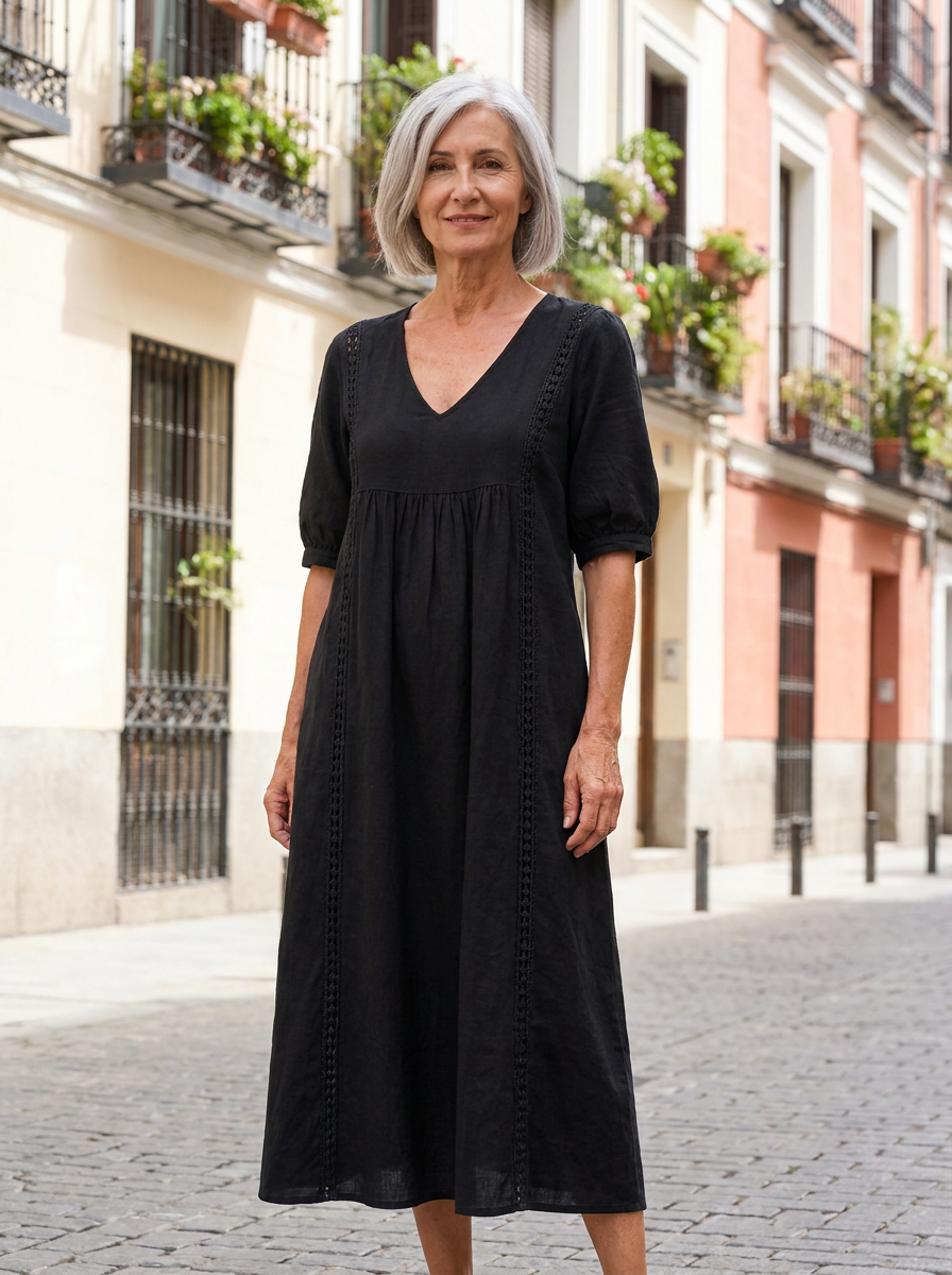 Vestido Serafina Negro LaCasaDeAitana