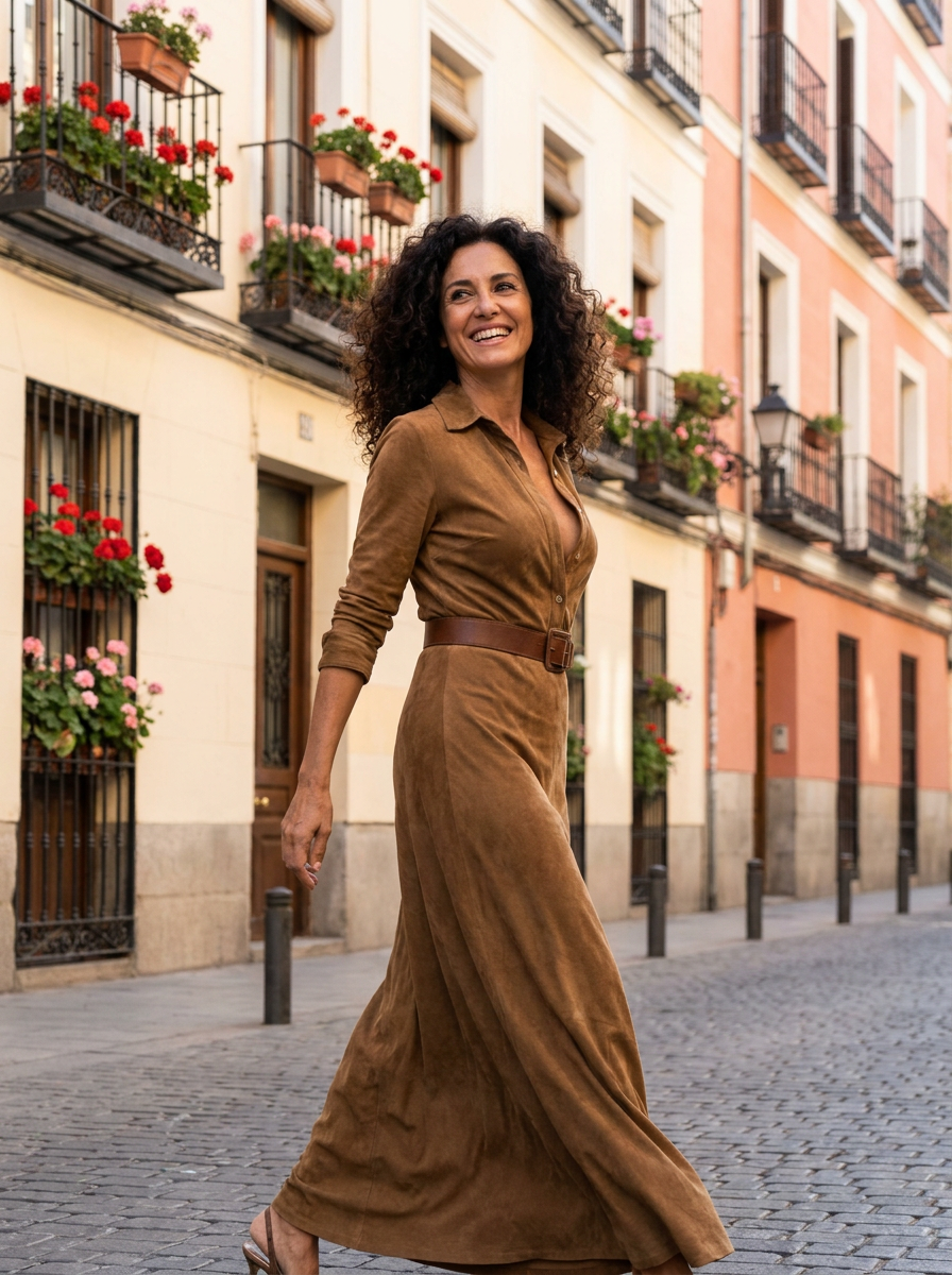 Vestido Jade Marrón LaCasaDeAitana